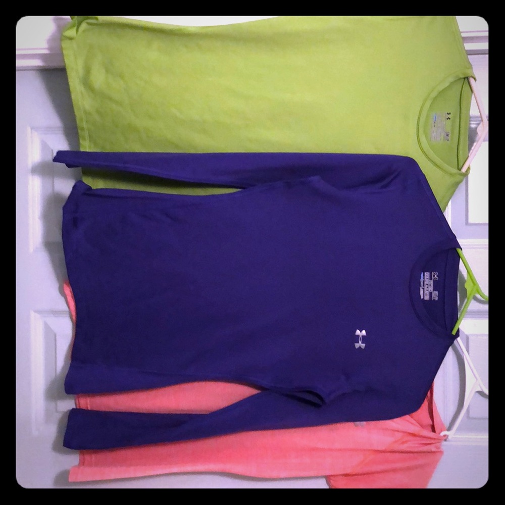 3 under armor sport shirts